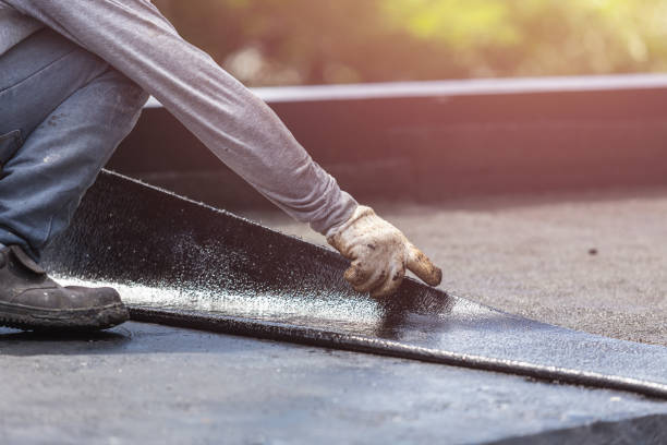 Professional Waterproofing technician working in Delafield, WI